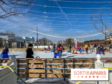 Une vraie patinoire au Parc André Citroën : Patins en folie