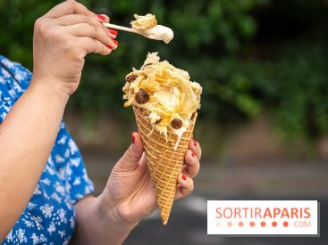 Insolite, la glace panettone de Christophe Louie à découvrir l'été à Paris