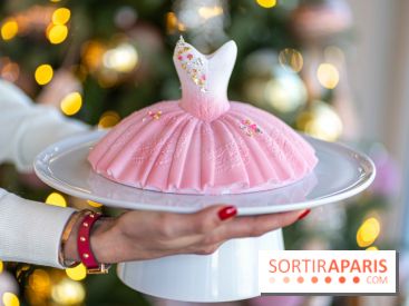 La Bûche de Noël 2025 du Café de la Paix spécial Belle aux Bois Dormant  : l'Adage à la Rose