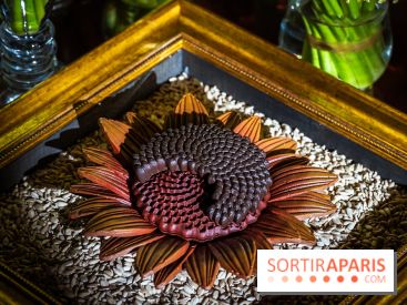 L'Oeuf de Pâques Tournesol du Péninsula Paris, la "Fleur de Lumières" par Anne Coruble