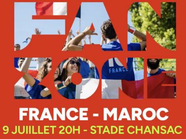 France-Maroc, la Fan zone de Trappes dans les Yvelines pour le quart