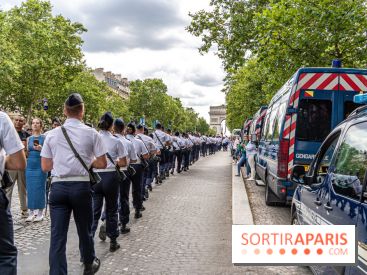 14 juillet, 7000 gendarmes et policiers mobilisés pour la Coupe du Monde et le defilé