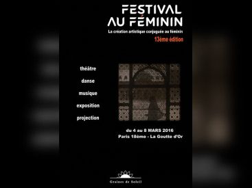 Le Festival au Féminin 2016 à la Goutte d'or