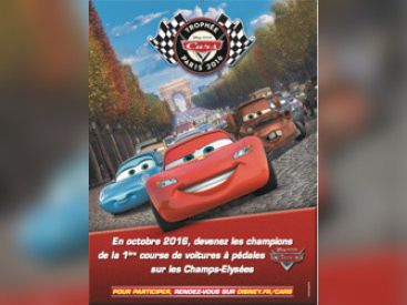 Trophée Cars sur les Champs-Elysées, courses de voitures à pédale