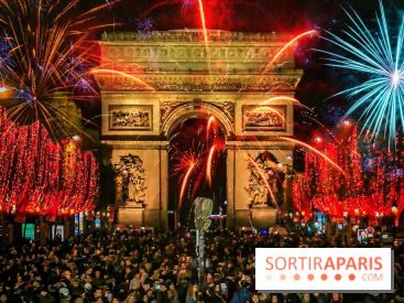 Nouvel an 2020 sur les Champs Élysées : spectacle et feu d'artifice sur l'Arc de Triomphe