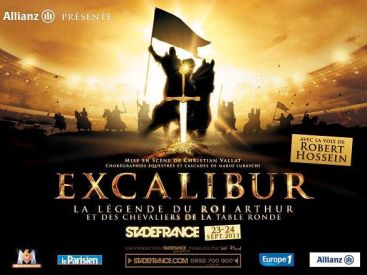 excalibur, la légende du roi arthur, stade de france