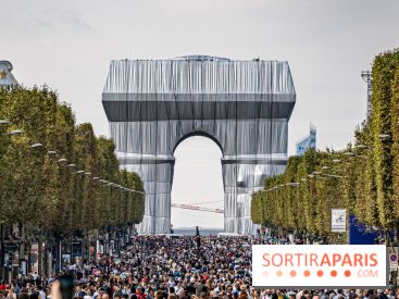 L'Arc de Triomphe empaqueté, hommage à Christo réussi