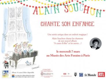 alain souchaon au musée des arts forains, 7 mars