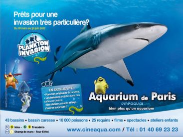 plankton invasion, aquarium de paris, nouvelle exposition