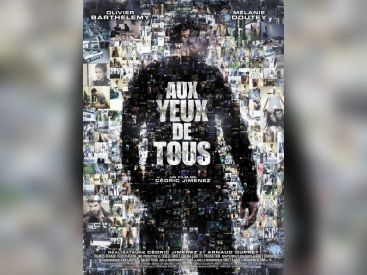 L'équipe du film "Aux yeux de tous" à l'Aplle Store Opéra ce 29 mars