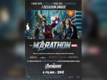 marathon marvel, avengers en avant-première, 