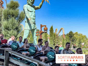 Tonnerre 2 Zeus au Parc Astérix : le nouveau grand huit inauguré, Zeus a changé de slip