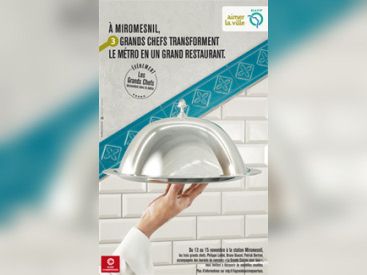 Les grands chefs dans le métro 2012, c'est parti