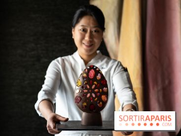 Œuf de Pâques lumineux du Park Hyatt Paris-Vendôme par Naraé Kim 2023