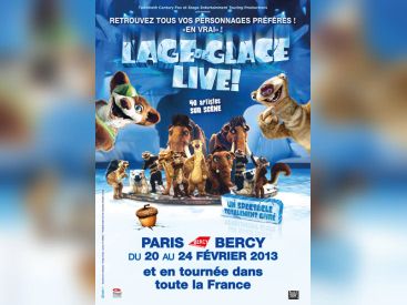 L'Age de Glace Live à Paris Bercy