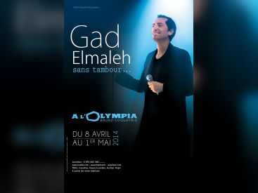 Gad Elmaleh et son spectacle "Sans Tambour" à l'Olympia