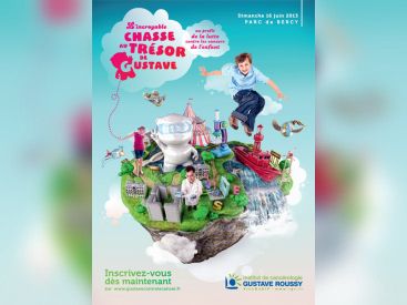 L'Incroyable Chasse au Trésor de Gustave au Parc de Bercy pour lutter contre le cancer