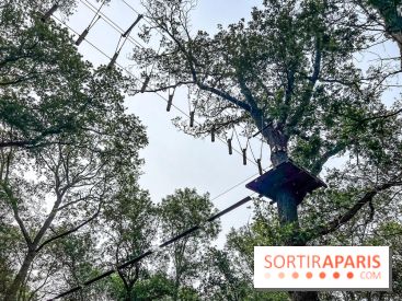 Branches et loisirs, l'accrobranche à la base de loisirs de Saint-Quentin en Yvelines