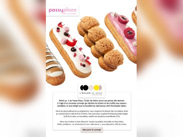L'Eclair de Génie du Passy Plaza ouvre ses portes