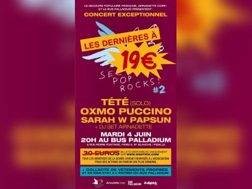 Secours Pop Rocks #2 au Bus Palladium avec Oxmo Puccino