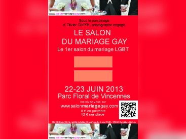 Salon du Mariage Gay au Parc Floral de Paris