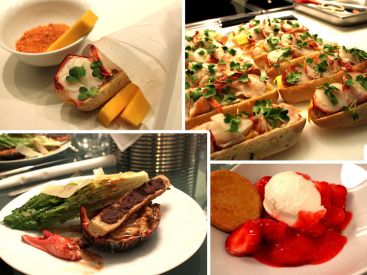 Menu Homard aux ateliers Ducasse