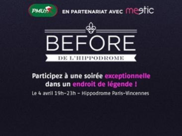 Before Meetic à l'Hippodrome de Vincennes
