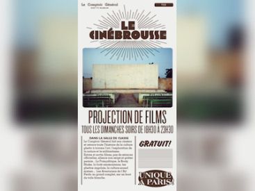 Le Comptoir Général présente le Cinébrousse