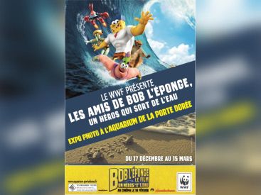 Bob l'Eponge à l'Aquarium de Paris, jeu-concours