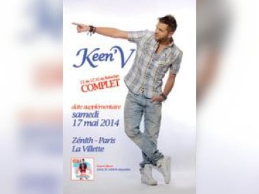 Keen'V en concert au Zénith de Paris en 2014