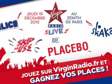 Virgin Radio Live au Zénith de Paris avec Placebo, Shaka Ponk, Skip the Use et Yodelice
