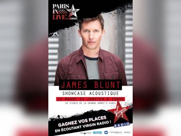 James Blunt en showcase privé Virgin Radio au Studio de la Grande Armée : gagnez vos invits !
