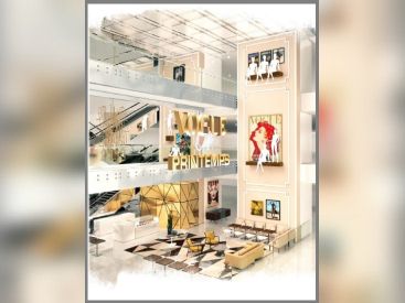 Café éphémère Vogue au Printemps Haussmann