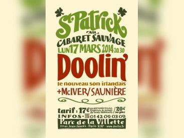 Fête de la Saint Patrick 2014 au Cabaret Sauvage à Paris