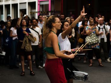 Fête de la musique 2023 : batucada queer et féministe dans le tiers-lieu Césure