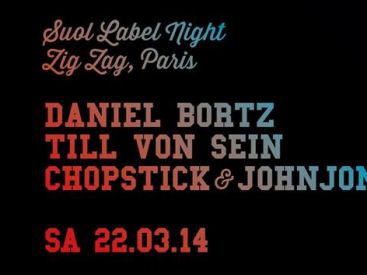 Suol Label Night au Zig Zag avec Daniel Bortz 