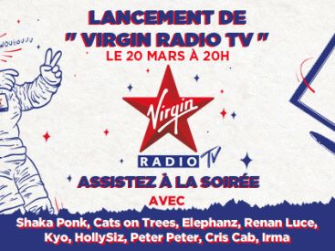 Lancement de Virgin Radio TV : concerts à La Maroquinerie 