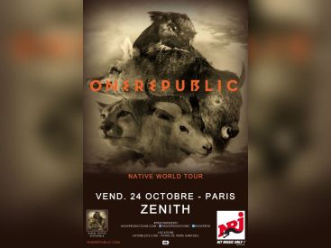 OneRepublic en concert au Zénith de Paris en octobre 201
