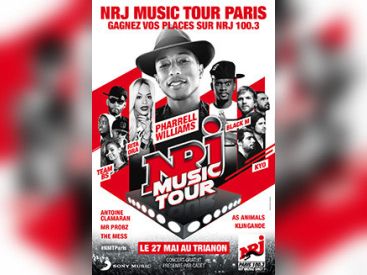 NRJ Music Tour Paris 2014 au Trianon avec Pharrell Williams 