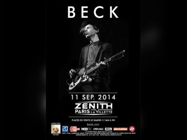 Beck en concert unique au Zénith de Paris en septembre 2014