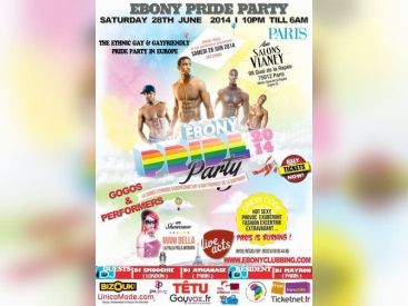 Ebony Pride Party 2014 aux salons Vianey à Paris