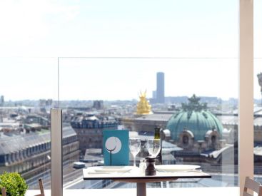 Le Caffè Burlot sur la terrasse des Galeries Lafayette