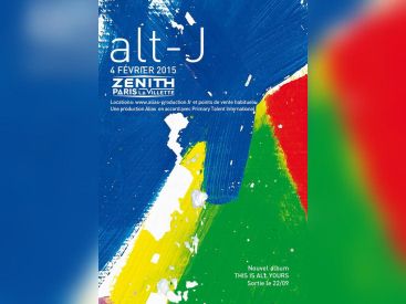 Alt-J en concert au Zénith de Paris en 2015