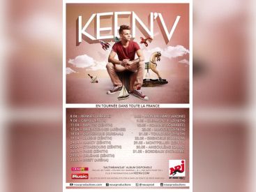 Keen’V en concert au Zénith de Paris en 2015 