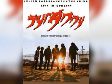 Julian Casablancas en concert avec The Voidz au Casino de Paris en décembre 2014