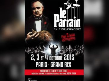 Le Parrain en ciné-concert au Grand Rex de Paris en octobre 2015 
