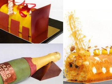 Bûches de Noël 2014 by les "Maisons" de Guy Martin