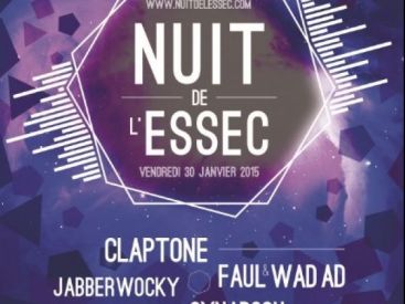 Nuit de l’Essec 2015 à Cergy avec Claptone et Jabberwocky 