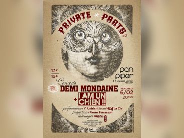 Demi Mondaine et I am un Chien ! en concert au Pan Piper : gagne ta place !