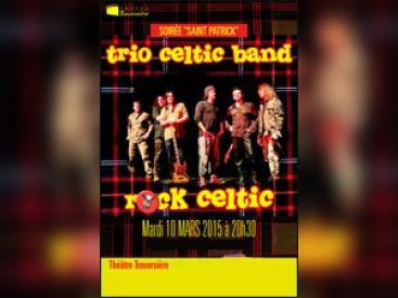 Saint Patrick 2015 au Théâtre Traversière de Paris avec le Trio Celtic Band 